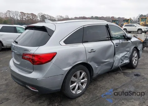 2016 Acura Mdx Advance Entertainment Packages/Advance Package from USA, damaged, VIN 5FRYD4H98GB060104
